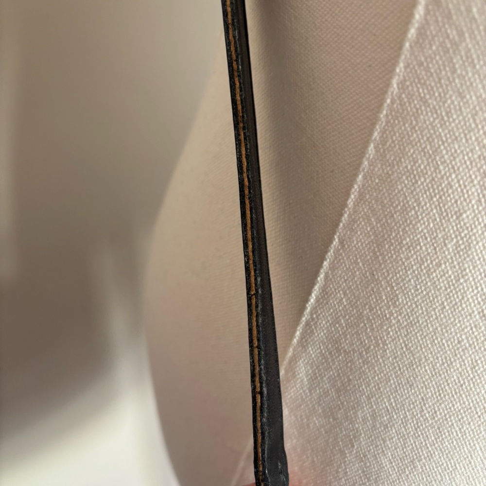 Coach VTG Hippie Flap Crossbody Black Leather Slim Saddle Boho Y2K - Picture 14 of 14